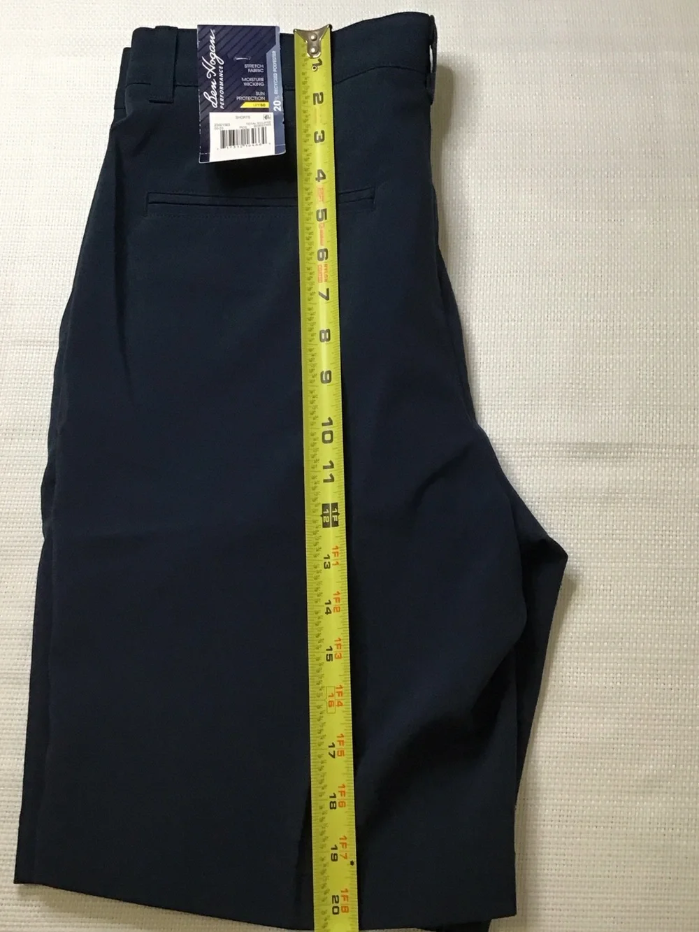 Ben Hogan Men's Navy Flat-Front Shorts Size 30 Waist NWT